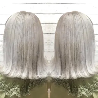 ミディアム カラー 韓国ヘア🤍髪質改善 🇰🇷AKANEのヘアスタイル