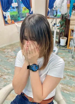 ロング 田牧 みゆきのヘアスタイル