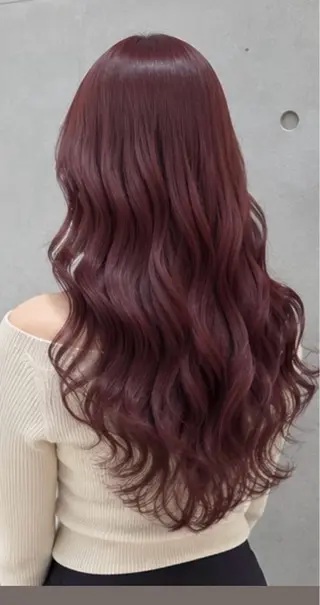 ロング カラー ハイトーンカラー が絶対可愛い✨泰聖✨のヘアスタイル