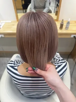 ショート 盛れる透明感カラー ♡ayana♡のヘアスタイル