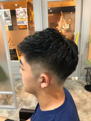 ショート メンズ hair care ACRO店長　谷のヘアスタイル