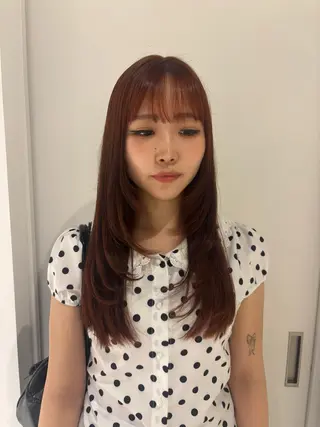 カラー 藤井 日向のヘアスタイル