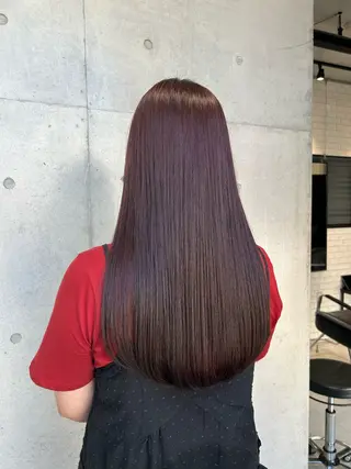 ロング カラー ヘアアレンジ ボブ艶モテカラー🫧 カリンのヘアスタイル