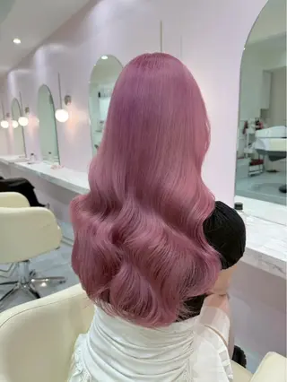 ロング カラー ハイトーンカラー💞 くるみ🎀のヘアスタイル