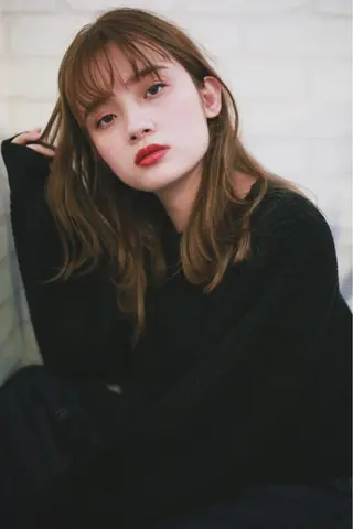 セミロング カラー パーマ ヘアアレンジ メンズ キッズ ネイル マツエク・マツパ premier modelsのヘアスタイル