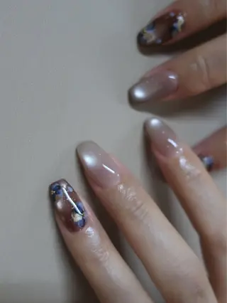 ネイル 𝑡𝑖𝑎𝑚𓂃 きむらゆきののネイルデザイン