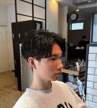 ショート パーマ メンズ メンズ専門 Ryukiのヘアスタイル