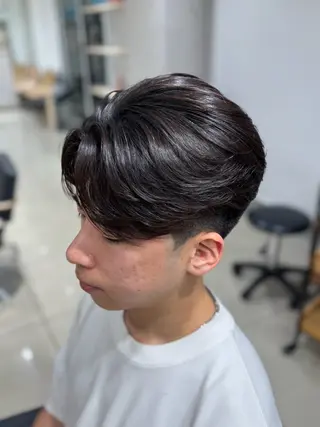 ショート パーマ メンズ メンズ比率エリア No.1/林慶太のヘアスタイル