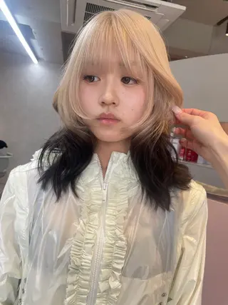 カラー 博多ブリーチ /Ririkaのヘアスタイル