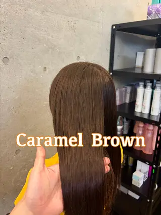 ロング カラー ブラウンカラー特化/ 艶✖️上品/修生のヘアスタイル