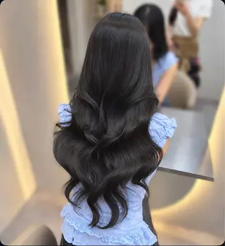 ロング 韓国トレンド💓‪ 阿部あんじゅのヘアスタイル