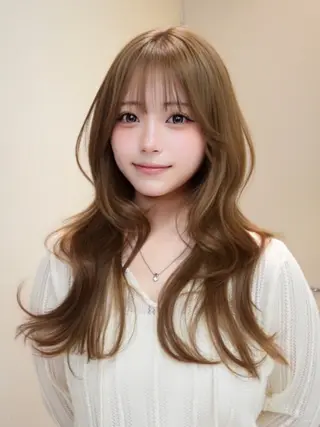 ロング カラー 🎀𝑆𝐴𝑅𝐴 /レイヤーカット🎀のヘアスタイル