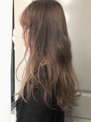 ロング カラー Pia ツボイ ケイタのヘアスタイル