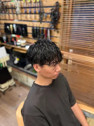 ミディアム パーマ パーマ/フェード/新 宿/アイパー/上田のヘアスタイル