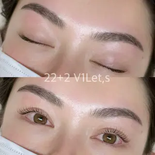 マツエク・マツパ 22+2 V1Let 🌙 Rikaのマツエク・マツパデザイン