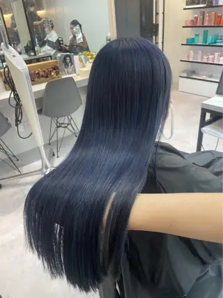 ロング カラー マンツーマン施術 艶髪No.1凱のヘアスタイル