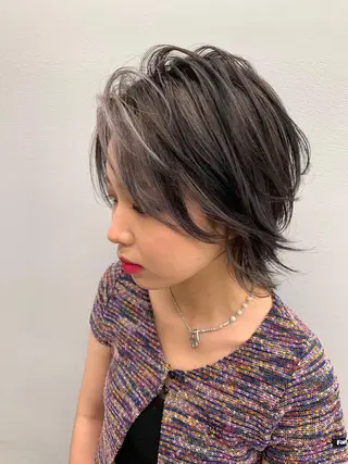 ショート 🌿レイヤー/ブリー チ/🌿JINのヘアスタイル