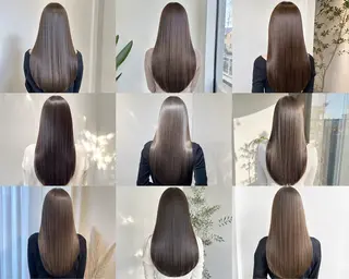 ロング 💖艶ハイトーン髪質 改善💖ケンシンのヘアスタイル