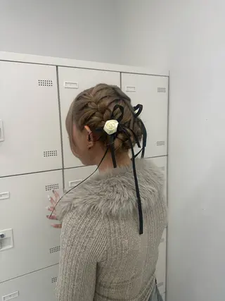 ヘアアレンジ ❄最強かわいいカラー ❄️MINA❄️のヘアスタイル