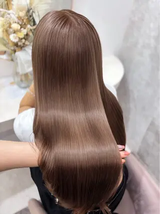 ロング カラー ‪💄心 葉/大宮 /ワンカラー🖤のヘアスタイル