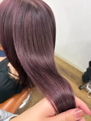 セミロング カラー momoka YUC CA縮毛モデル募集中のヘアスタイル