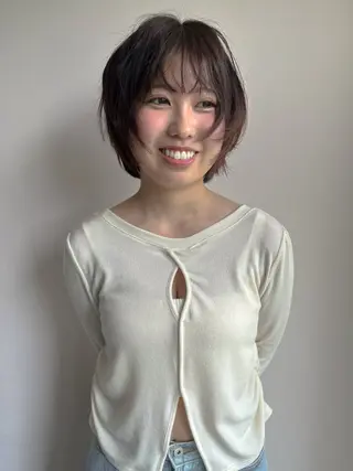 ショート 森綱 悠 /ボブ/ナチュラルのヘアスタイル