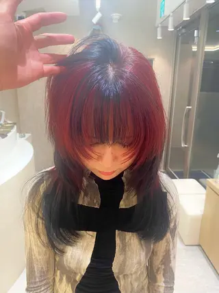 ロング カラー 竹井俊介/ブリーチ /海外レイヤーのヘアスタイル