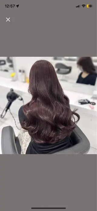 ロング カラー ♥️韓国風透明感 暖色misa♥️のヘアスタイル