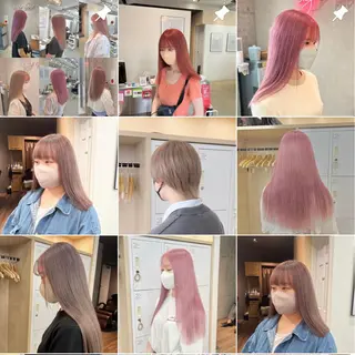 ロング カラー 髪質改善ストレート sotaのヘアスタイル