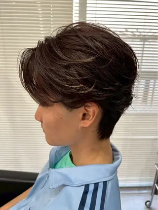パーマ メンズ 金子 遥人のヘアスタイル