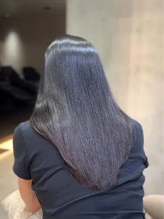 ロング 縮毛矯正Rina🩶 銀座のヘアスタイル