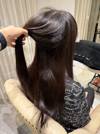 セミロング 福山髪質改善| 三宅星哉のヘアスタイル