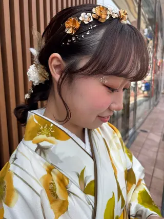 ヘアアレンジ ayaka #パーマ#アレンジのヘアスタイル