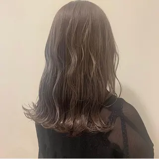 セミロング ハイレート🤍🫧 池田のヘアスタイル