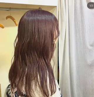 ロング カラー 小林 かんなのヘアスタイル