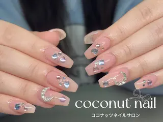ネイル 神田 ココナッツのネイルデザイン