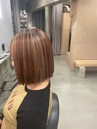 ショート 🎀︎maho/暖色 /レイヤーカットのヘアスタイル