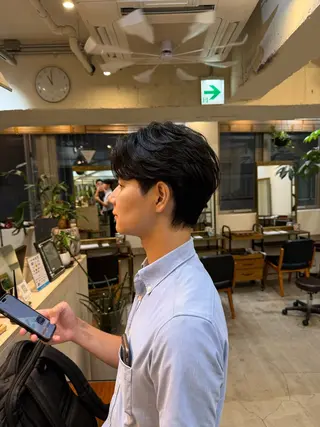 パーマ メンズ 川口開世 お悩み相談◎のヘアスタイル
