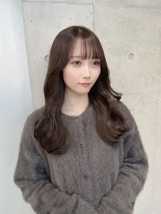 セミロング メンズ 🌸グレージュ/ ベージュ🌸yutaのヘアスタイル