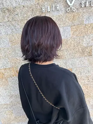カラー ネイル 河野いずみ レイヤー/ボブ 🤍のヘアスタイル