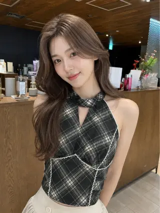 ロング 🎀韓国ヘア🎀 𝓡𝓲𝓷𝓱𝓪のヘアスタイル