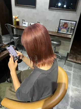 ミディアム 天王町×韓国レイヤー 髪質改善 佐藤友茉のヘアスタイル