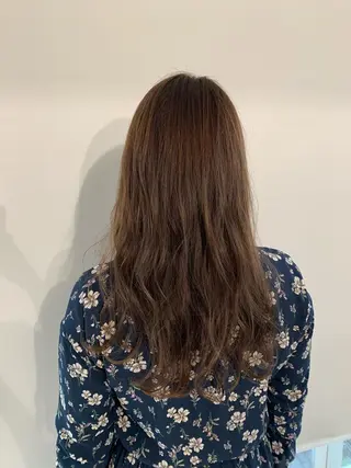 セミロング カラー パーマ ヘアアレンジ 加藤 綾華のヘアスタイル