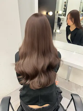 ロング しゅういち/赤み消し カラー特化のヘアスタイル