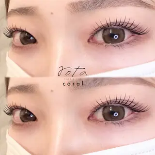 マツエク・マツパ きくた◎rota coral◎のマツエク・マツパデザイン