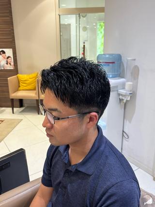 メンズ カットパーマ募集中 クサカハルトのヘアスタイル
