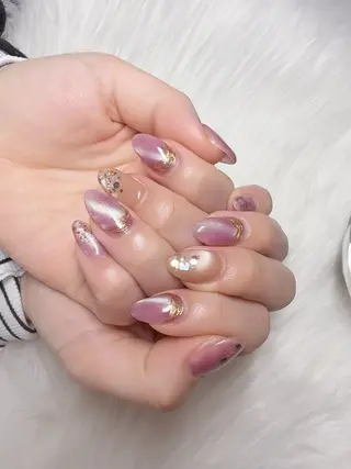 ネイル ハッピーネイル 蘭のネイルデザイン