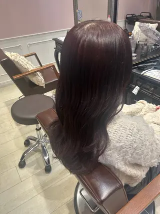 カラー 透明感カラー yuzuna♩のヘアスタイル