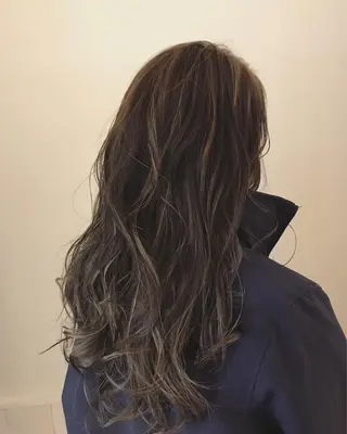 ロング カラー 清水 ちひろ ✄トップスタイリストのヘアスタイル