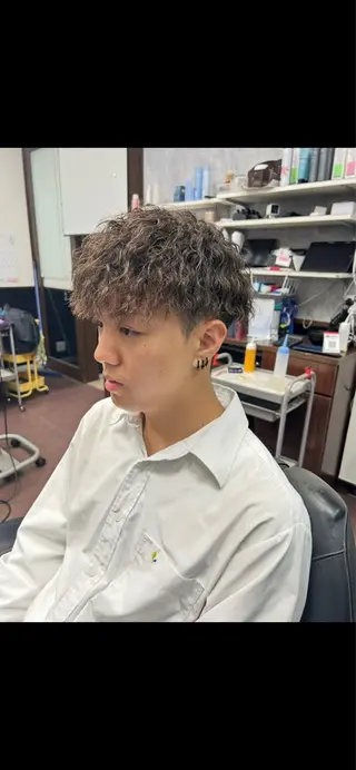 パーマ メンズ 河野 敬之のヘアスタイル